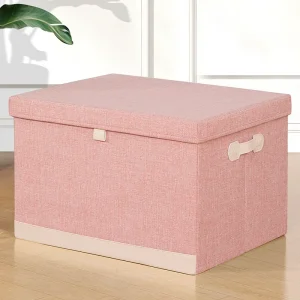 Cotton Linen Folding Storage Box