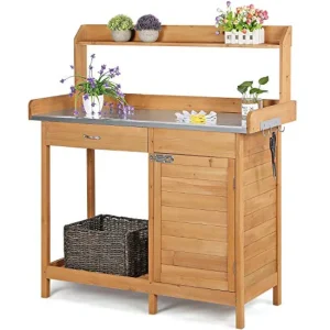 Outdoor Potting Bench Table